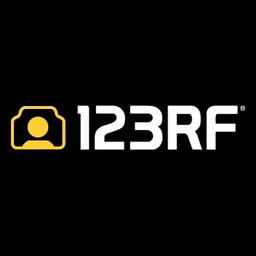 123RF logo