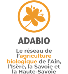 ADABio, pour le développement de l'agriculture bio en Auvergne Rhône-Alpes logo