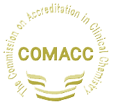 The Commission on Accreditation in Clinical Chemistry logo