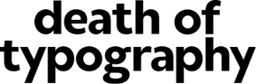 Death of Typography logo