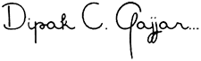 Dipak C. Gajjar logo