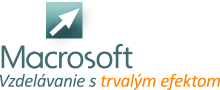 Počítačové a manažérske kurzy a školenia - Macrosoft logo