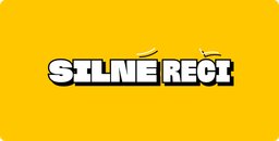 Silné reči logo