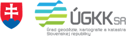 Úrad geodézie, kartografie a katastra Slovenskej republiky logo