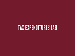 Tax Expenditures logo