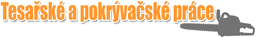 Tesařské práce a pokrývačské práce Rác logo